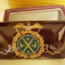 Chinese Porcelain Box with a Golfing motif