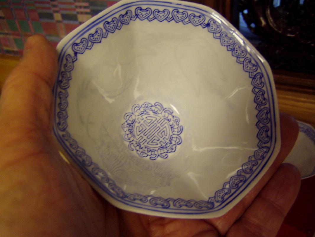19th C Chinese Eggshell Porcelain Bowls