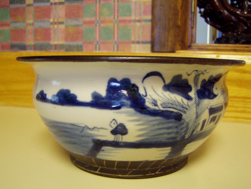 Antique Chinese Incense Burner Bowl