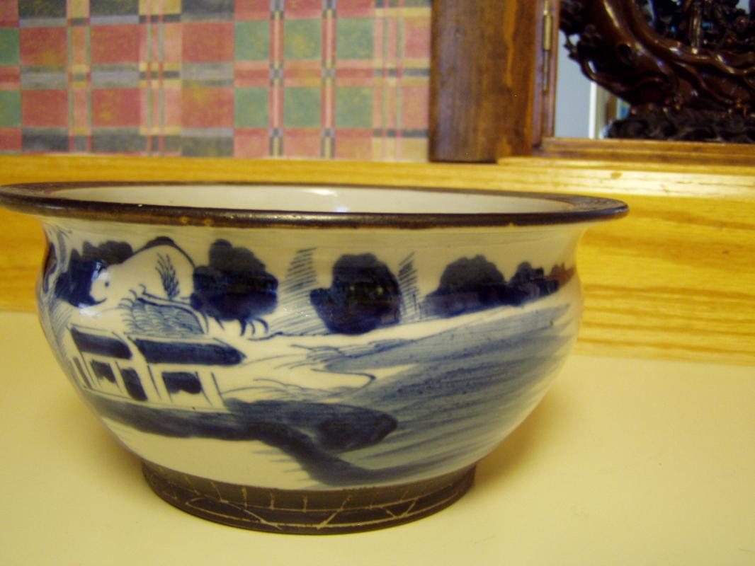 Antique Chinese Incense Burner Bowl