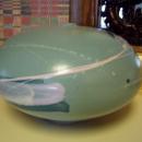 Old Japanese Studio Vase in Mint Green