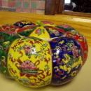 Antique Chinese Pumpkin Famille Rose Tureen