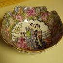 Beautiful Geisha Four Square Cut Bowl