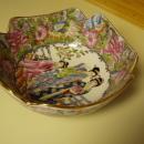 Beautiful Geisha Four Square Cut Bowl