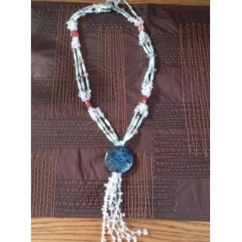 Vintage 70's crystal necklace