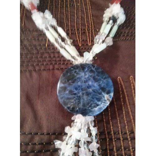 Vintage 70's crystal necklace