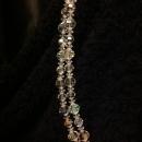 Elegant Double Stranded Crystal Necklace