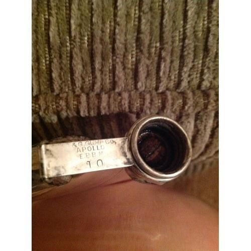 Antique Sterling Silver Flask made by Apollo Silver Co.