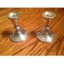 Antique Sterling Silver candlestick holders