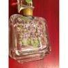 Enameled Vintage French Perfume Bottle Early 1900's