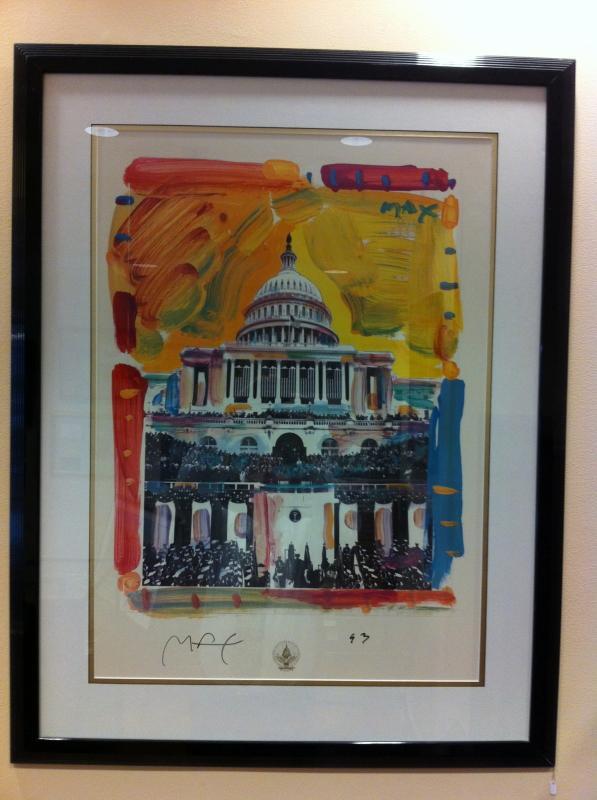 Peter Max Inaugural Poster