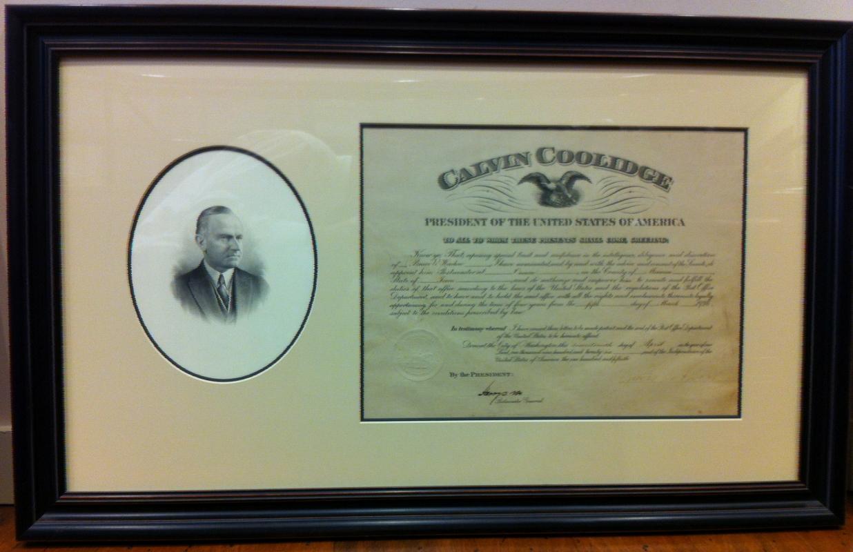 Calvin Coolidge Appointment