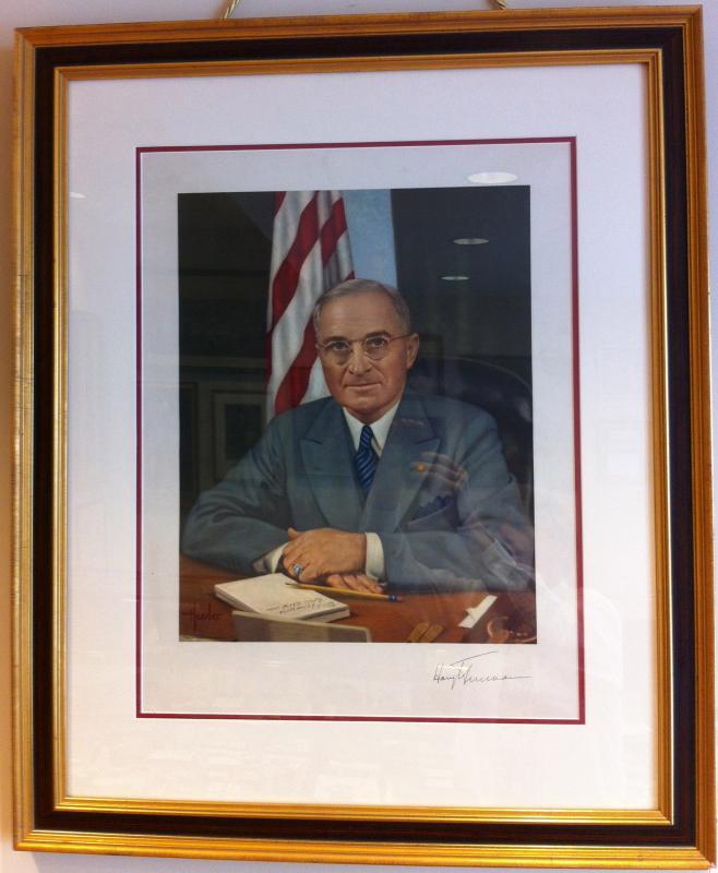 Portrait of President Harry S Truman