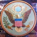 Hand cast plaster Great Seal of the United States
