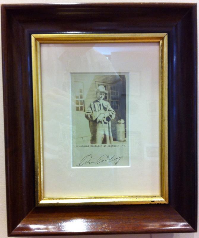 Calvin Coolidge Photo and Signature