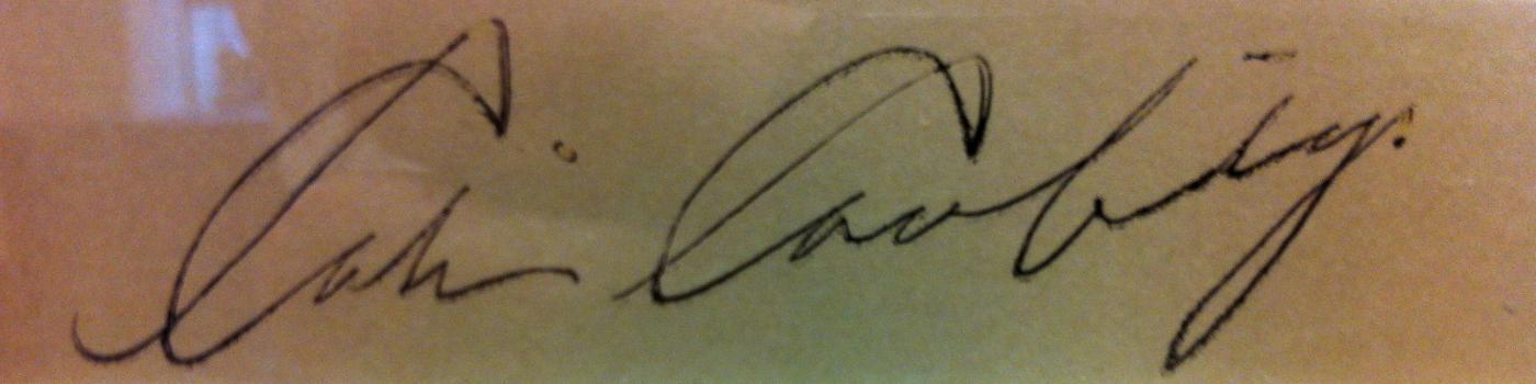 Calvin Coolidge Photo and Signature
