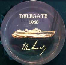 John F Kennedy Delegate Paperweight