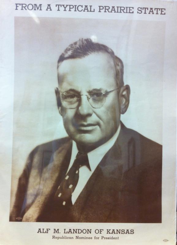 Alf Landon 1936 campaign poster