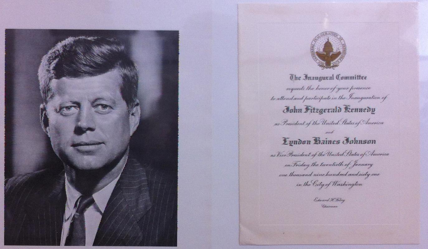 John F Kennedy Inaugural Invitation 1961