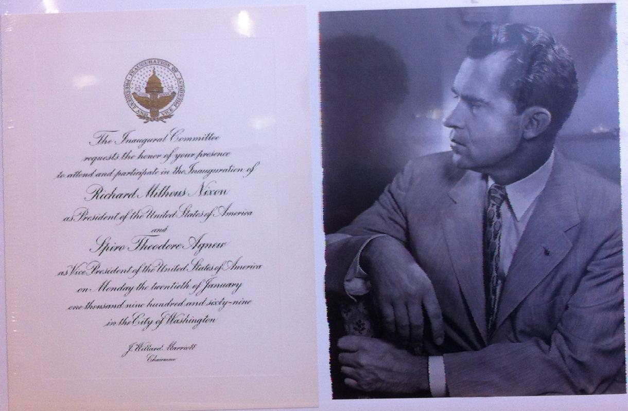 Richard M. Nixon Inaugural Invitation 1969