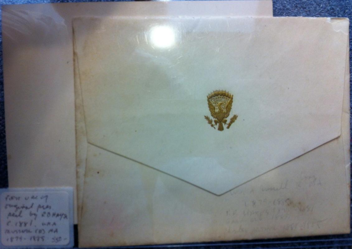 Hayes White House Invitation 1881