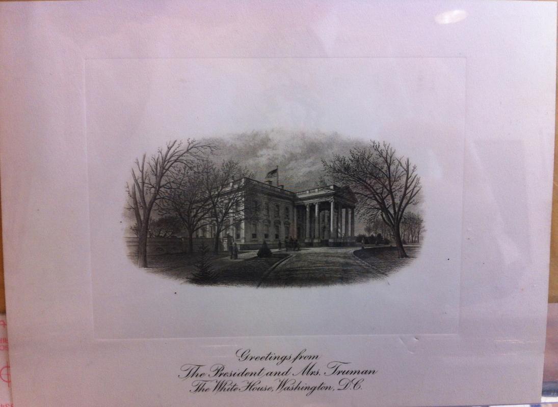 Truman White House Greetings