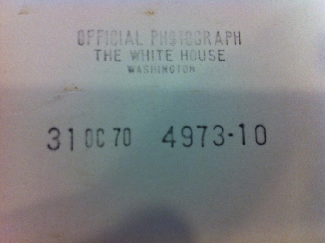 Richard Nixon White House Photograph