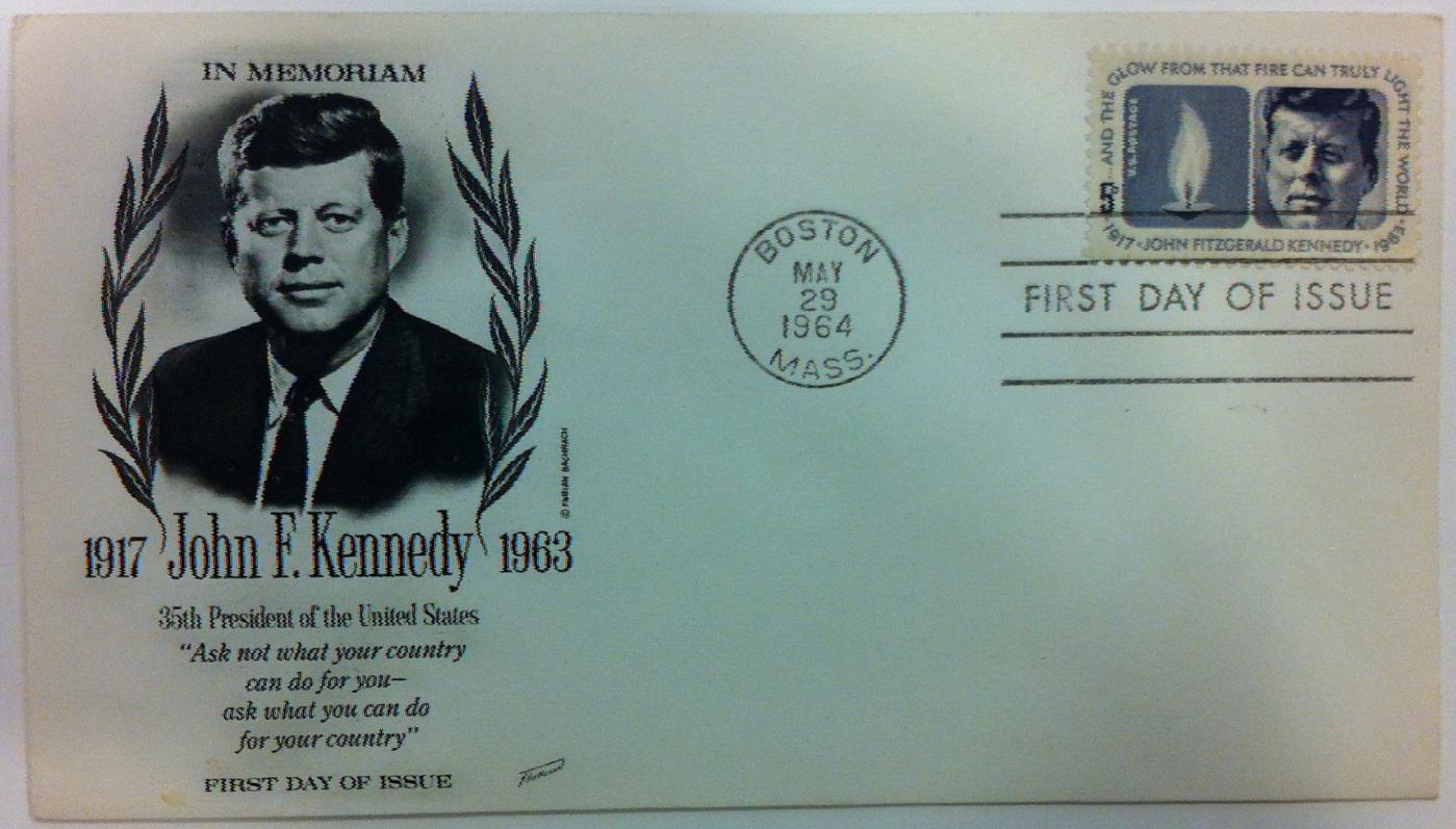 John F. Kennedy Memoriam First Day Cover
