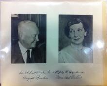 Eisenhower White House Christmas Gift Card 1956