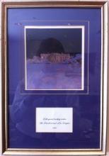 Ronald Reagan White House Christmas Card Gift Print 1981