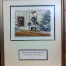 Ronald Reagan White House Christmas Card Gift Print 1986