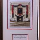 Ronald Reagan White House Christmas Card Gift Print 1987