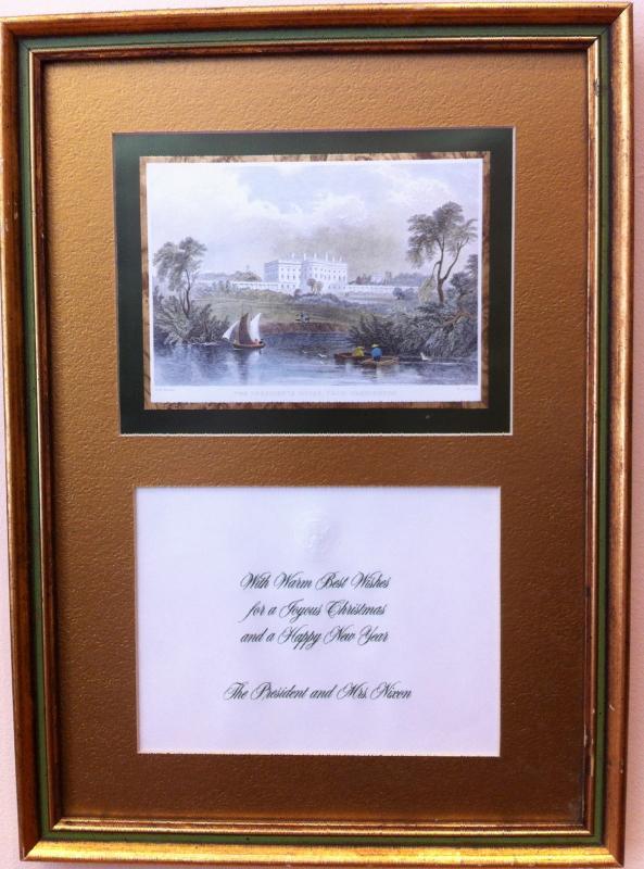 Richard Nixon White House Christmas Card 1973