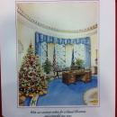 George Bush Sr White House Christmas Gift Print 1990