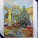 George Bush Sr White House Christmas Gift Print 1991