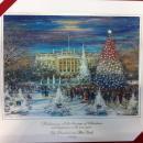George Bush Sr White House Christmas Gift Print 1992