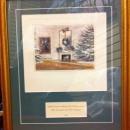 Ronald Reagan White House Christmas Card Gift Print 1983