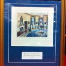 Ronald Reagan White House Christmas Card Gift Print 1985
