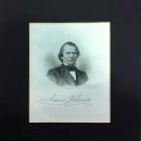 Engraving of President Andrew Johnson
