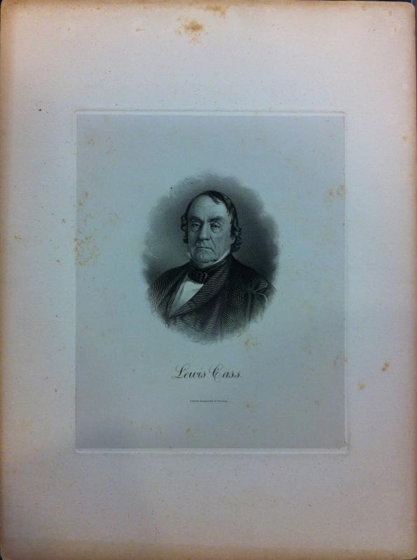 Engraving of Lewis Cass
