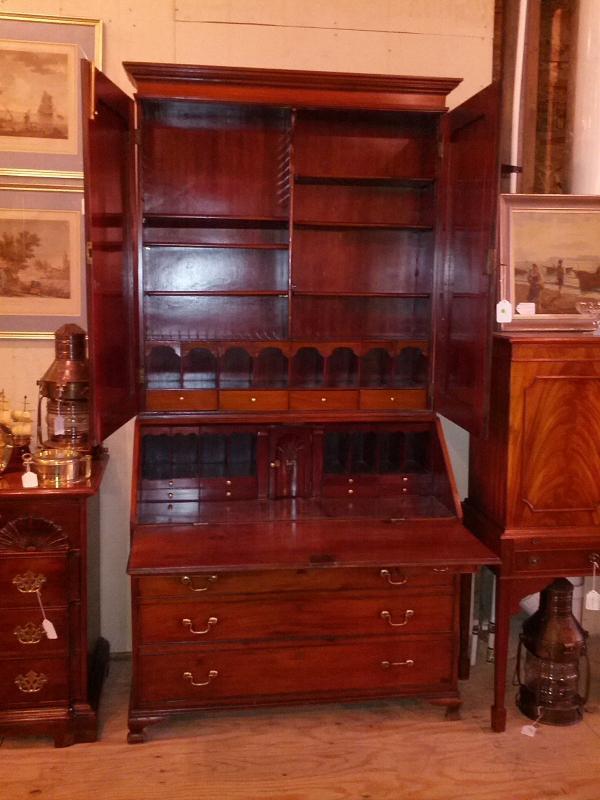 19c. American Chippendale Secretary