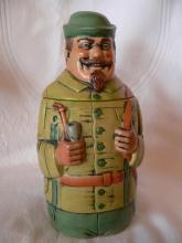 Werner Corzelius Figural Lidded Beer Stein