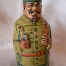 Werner Corzelius Figural Lidded Beer Stein