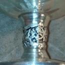 VTG Plator Made in Spain Silver Plated Wine (or Sorbet) Goblet/Chalice/Cup Grape Vine Stem
