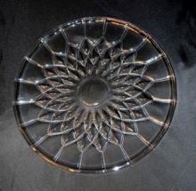 Val St. Lambert Crystal Cake Plate