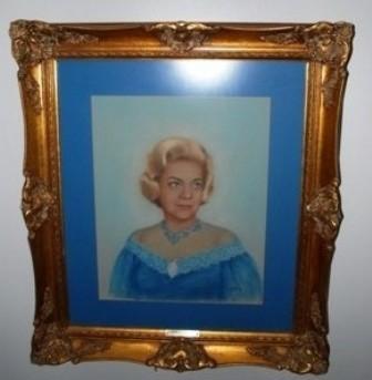 Original Pastel of Actress Alice Faye