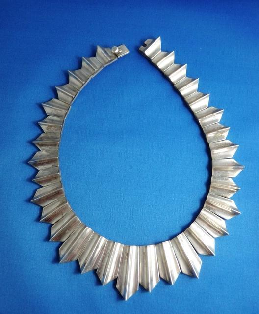 Vintage Necklace Antonio Pineda & Los Costillo Double Signed ULTRA RARE 500 grams Taxco Mexico