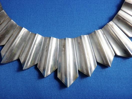 Vintage Necklace Antonio Pineda & Los Costillo Double Signed ULTRA RARE 500 grams Taxco Mexico