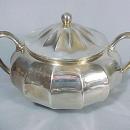Rare Set of Six (6) Tiffany & Co Art Nouveau 1907 Silver Tea and Coffee Service Set Melon Form