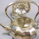 Rare Set of Six (6) Tiffany & Co Art Nouveau 1907 Silver Tea and Coffee Service Set Melon Form